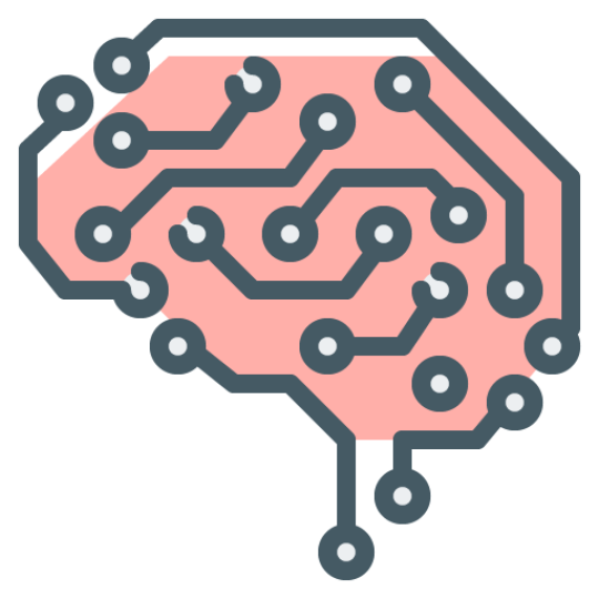 Icon Ai cyber mind neural Artificial artificial intelligence intelligence 24