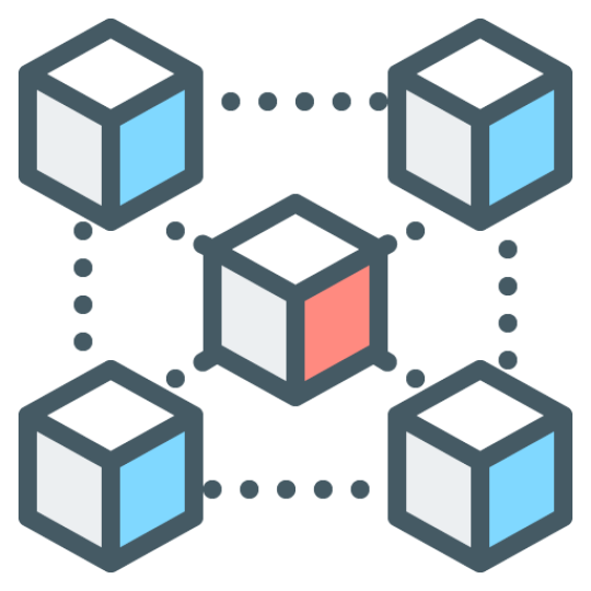 Icon Block blockchain chain cryptocurrency 04