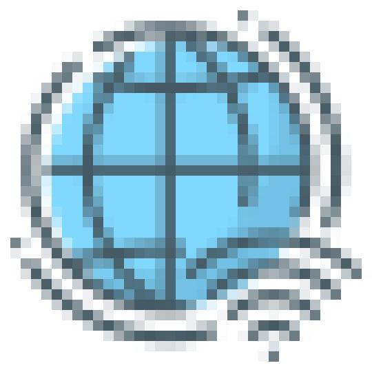 Icon globe web development internet network wifi 18